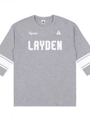 WALKER FOOTBALL 3/4 TEE-GRY